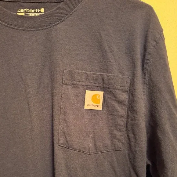 Carhartt Loose Fit Long-Sleeve Pocket T-Shirt - Picture 4 of 8